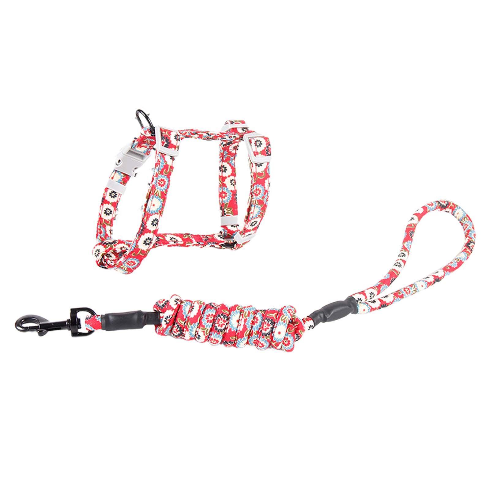 Cat Harness and Leash Soft Adjustable for Large Small Kittens Vest Harnesses