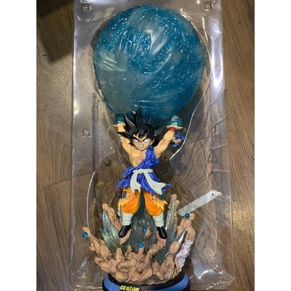 Mô hình Figure Dragon ball Songoku chưởng Genki hủy diệt có Led 50cm