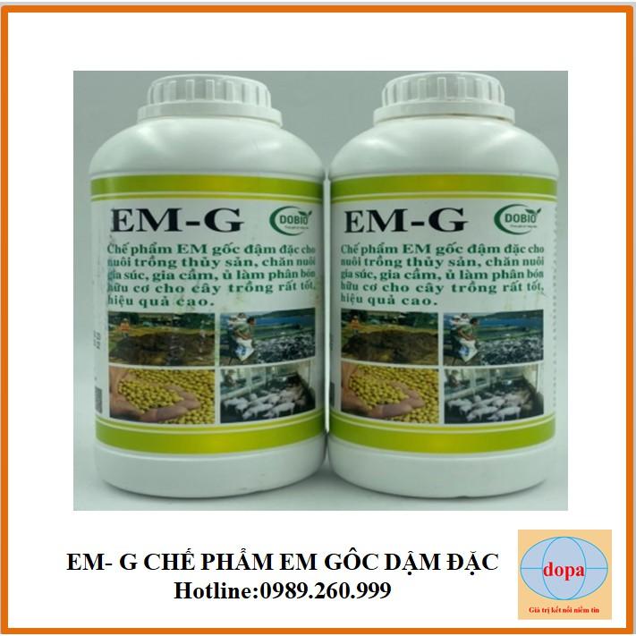 Chế phẩm sinh học EM G gốc chai 1 lít, DOPA.COM.VN