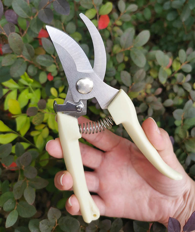 Kéo cắt tỉa cành cây, kéo làm vườn VHV7-9 bằng thép không rỉ SK5 có lưỡi cắt dày siêu bén, cắt khỏe và tay cầm trợ lực