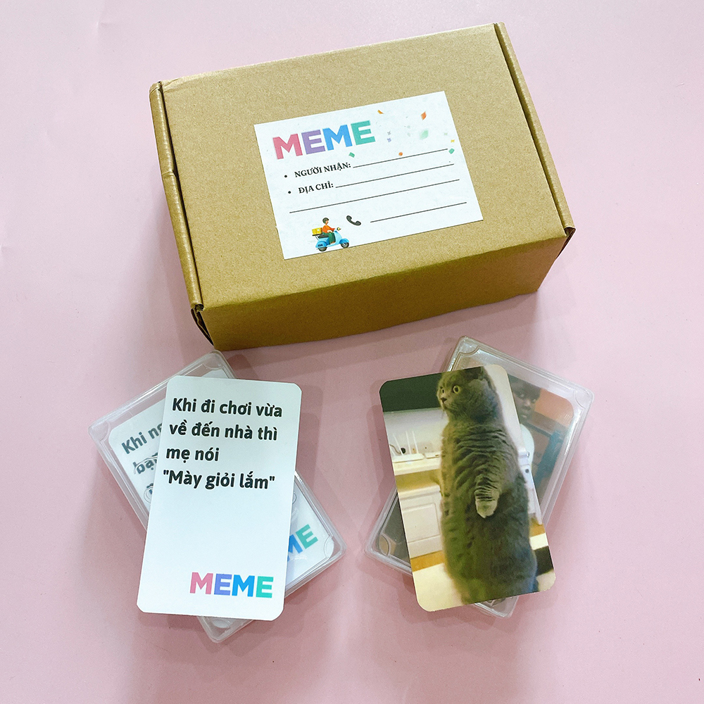 Bộ Bài Meme 70 Lá Drinking Game Uống Bia Tụ Tập Cùng Bạn Bè What Do You Meme Việt Hóa Siêu Hài