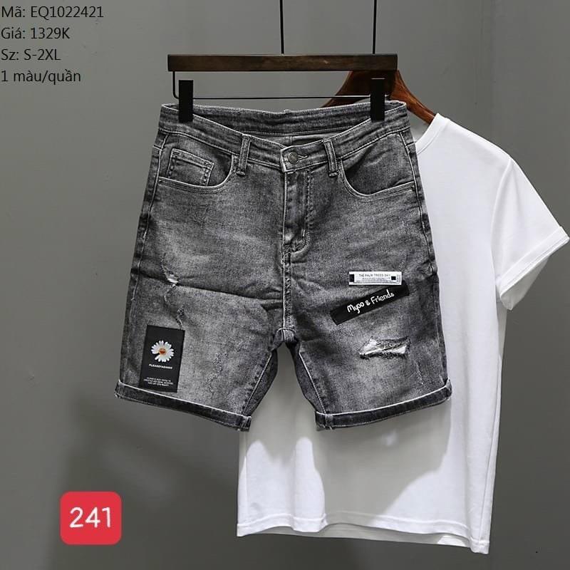 Quần Short Nam Chất Jean Co Giãn, Quần Đùi Nam thời trang cao cấp MuradFashion NT35