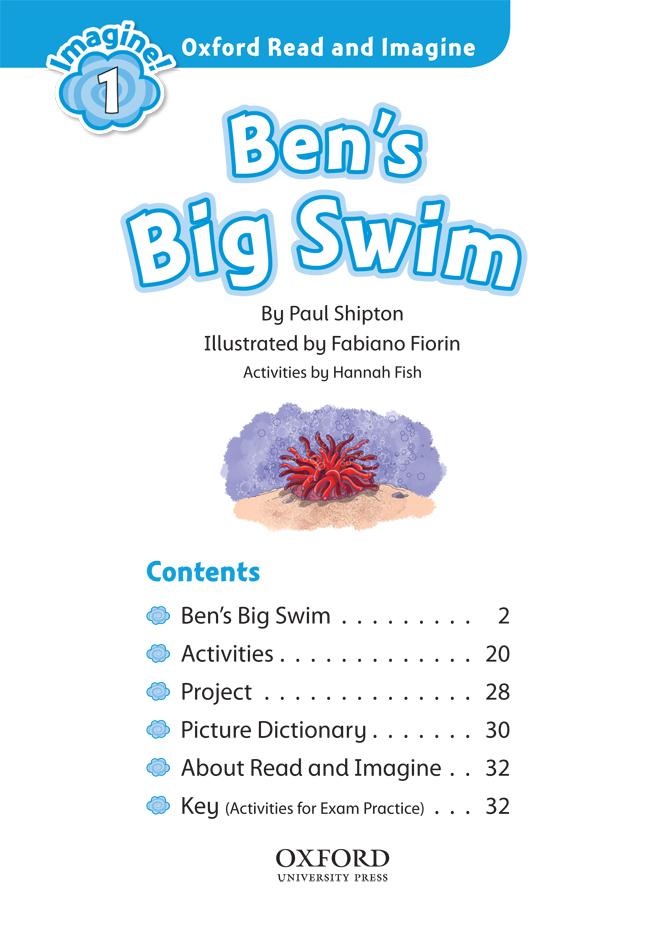 Oxford Read and Imagine: Level 1: Ben's Big Swim