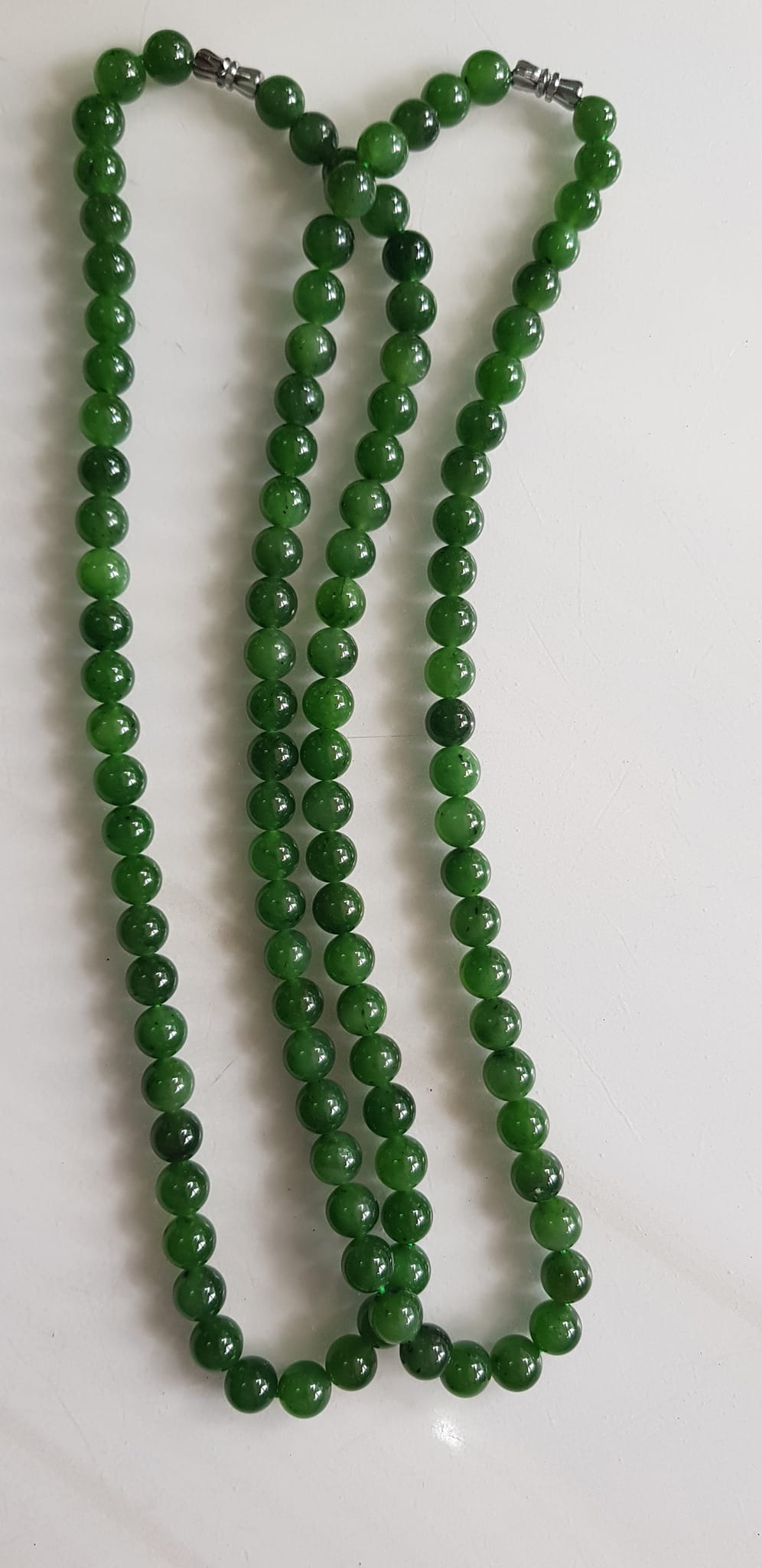 Vòng chuỗi đeo cổ Nữ mới đẹp Đá ngọc jade hay ngọc phật xanh tự nhiên  Size 8mm màu xanh ngọc bích bóng sang đẹp hợp mệnh thủy mộc hỏa Quà tặng ý nghĩa cho Mẹ, mình và người thân ý nghĩa ạ