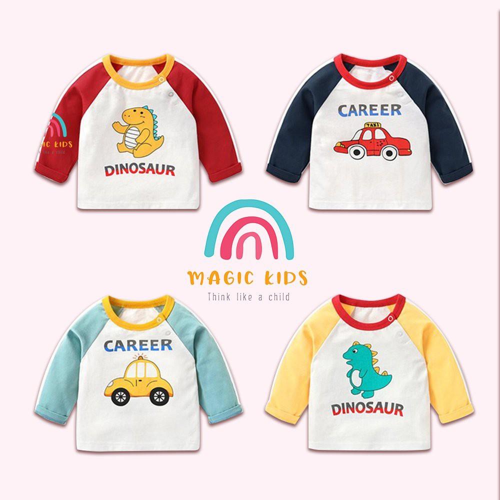Áo thun dài tay hoạt hình ngộ nghĩnh cho bé trai AO20015 - MAGICKIDS