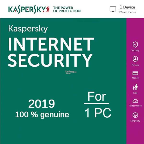 Kaspersky Internet Security - 1pc/1 năm - Chính hãng Kaspersky