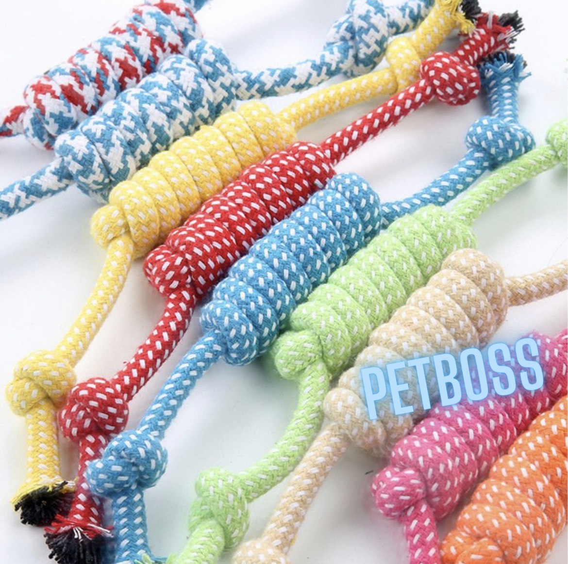 DÂY GẶM COTTON HÌNH KHÚC XƯƠNG LOẠI TO CHO CHÓ GẶM SẠCH RĂNG