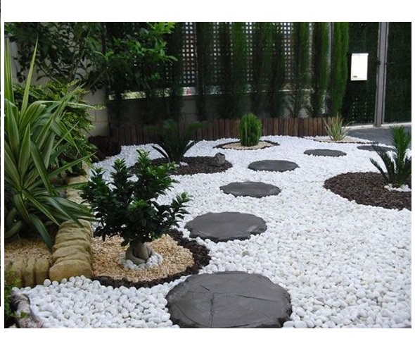 SỎI TRẮNG TRANG TRÍ TIỂU CẢNH, VƯỜN CÂY