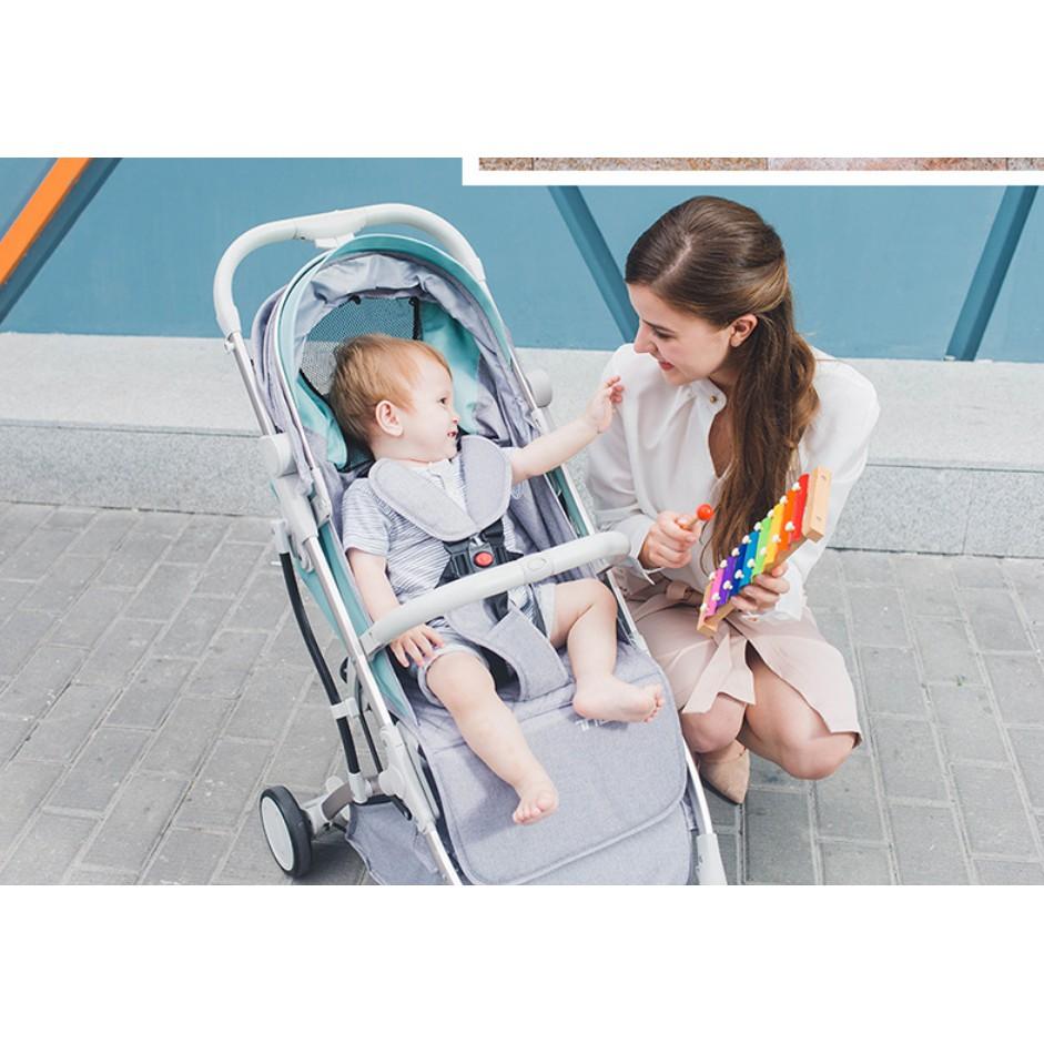 Xe đẩy em bé xếp gọn dạng vali kéo khi không dùng BABY TROLLEY - AsiaMart