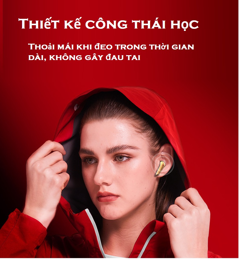 Tai Nghe  Bluetooth 5.3   Thân Vỏ Kim Loại , Âm Thanh Hifi Chất Lượng Cao, Nghe Nhạc Chơi Game Không Độ Trễ