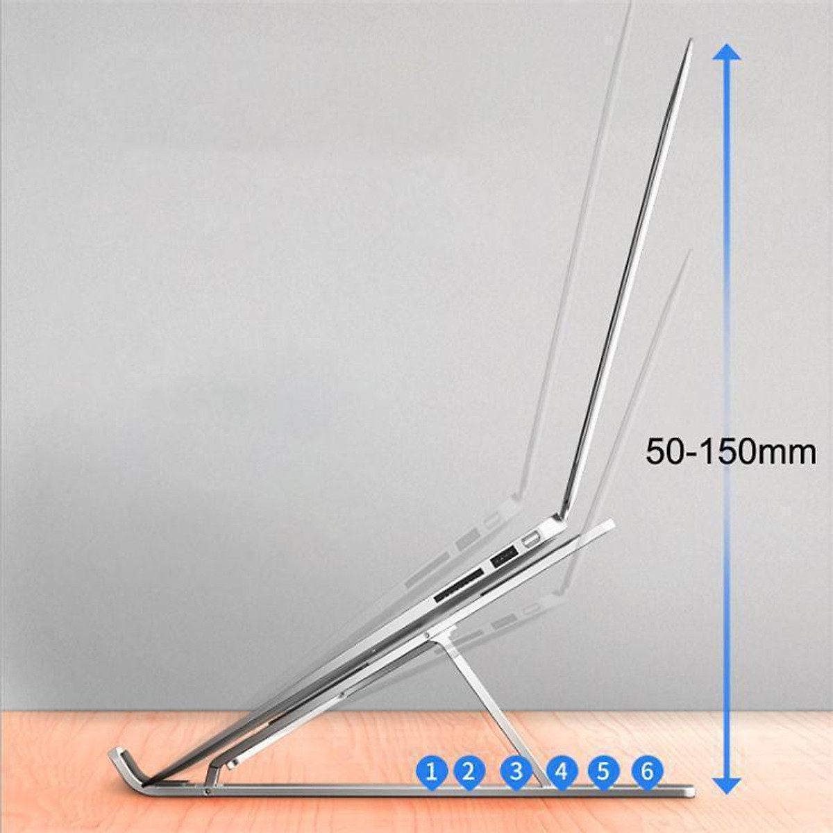 Giá Đỡ Laptop Hợp Kim Nhôm Cao Cấp Có Thể Gấp Gọn, Giúp Tản Nhiệt Laptop, dành cho Macbook, Máy Tính Xách Tay. 07 Vị Trí Điều Chỉnh Góc Độ, Giá Đỡ Máy Tính Laptop Hợp Kim Nhôm Cao Cấp Giúp Tản Nhiệt Có Thể Tháo Rời Hàng Hàng Chính Hãng Amalife