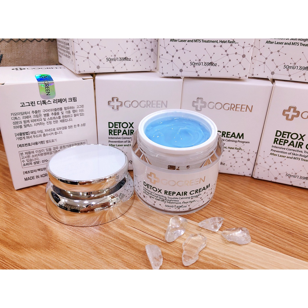 GOGREEN DETOX REPAIR CREAM – Kem dưỡng và phục hồi da – 50 ml