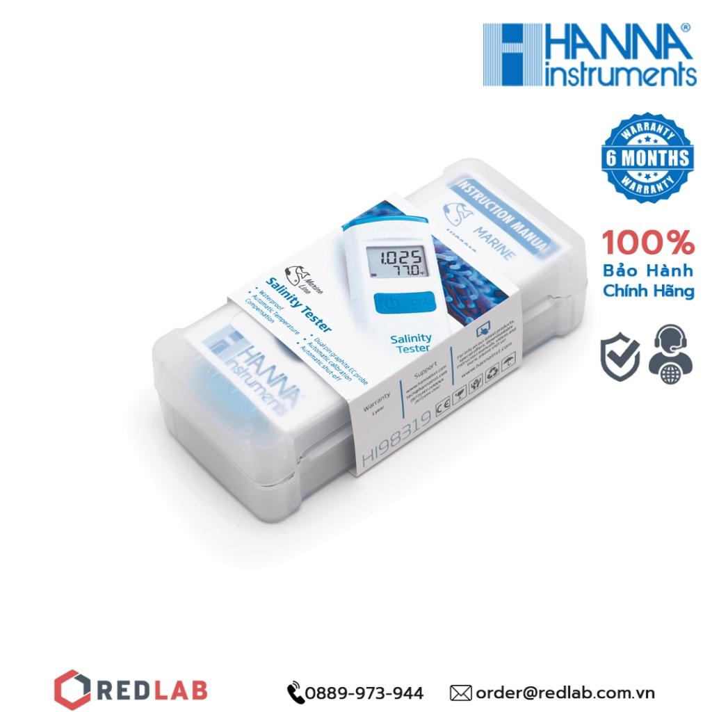 Bút đo độ mặn của nước Hanna HI98319 nhỏ gọn, độ chính xác cao