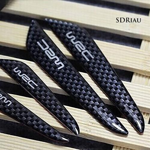 Set 4 Miếng Dán Carbon Bảo Vệ Chống Trầy Cho Cửa Xe Ô Tô