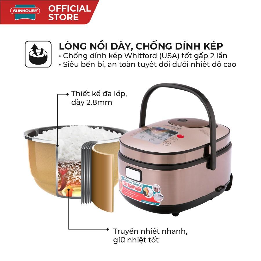 Nồi cơm điện tử 1.5L SUNHOUSE MAMA SHD8915