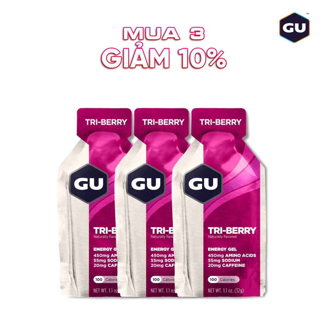 Gel Uống Bổ Sung Năng Lượng GU Energy Gel gói 32g - Dâu