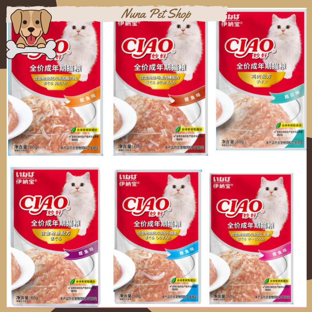 Pate Ciao dành cho mèo thơm ngon, bổ dưỡng