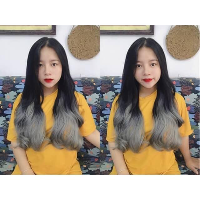 KẸP U NỬA ĐẦU NHUỘM XÁM KHÓI