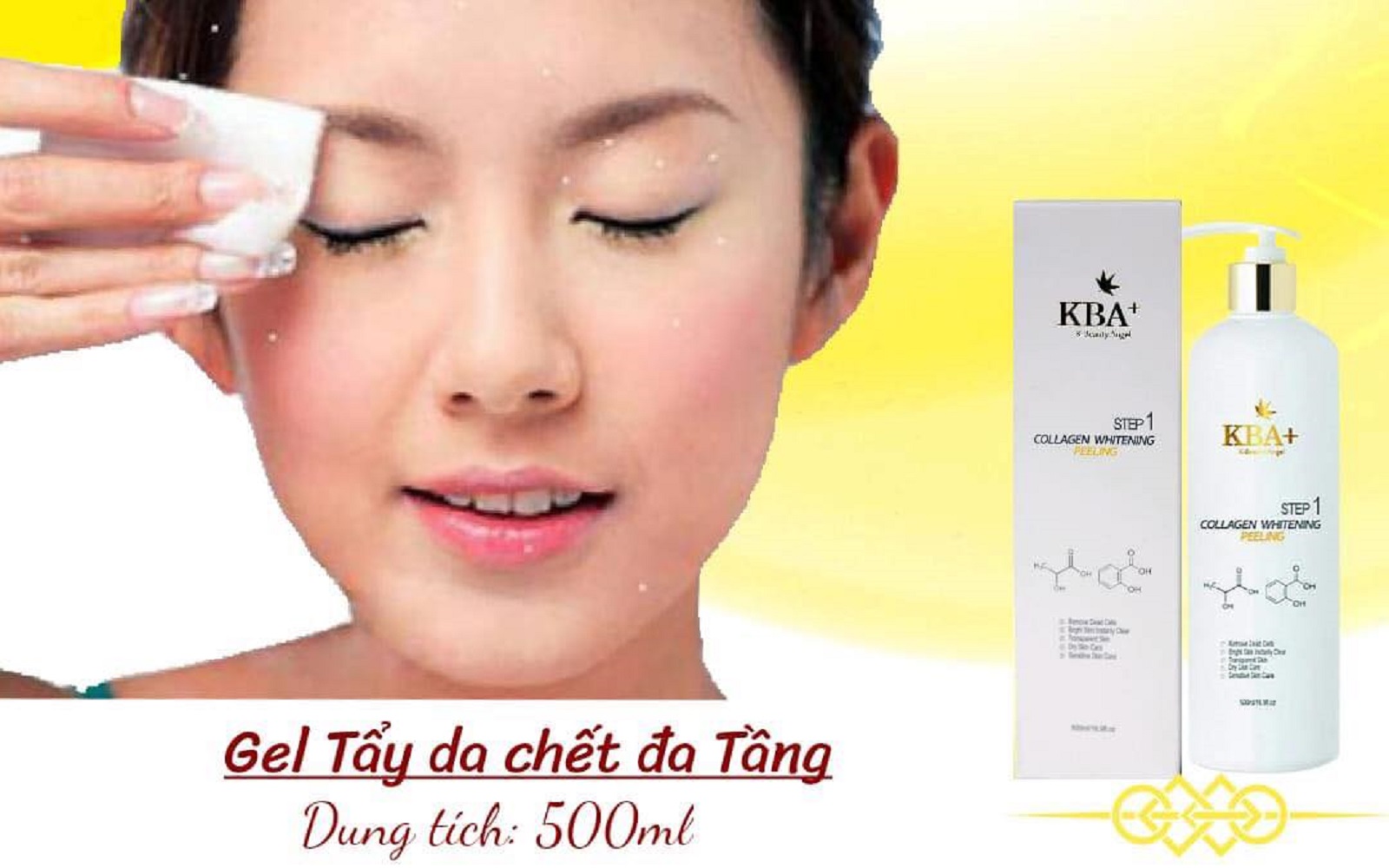 KEM TẨY DA CHẾT ĐA TẦNG COLLAGEN ( KBA COLLAGEN WHITENING PEELING) - HÀNG CHÍNH HÃNG KBA+ NHẬP TỪ HÀN QUỐC - Sản Phẩm Tẩy Tế Bào Da Chết, Giúp Da Mềm Mại, Mịn Màng.