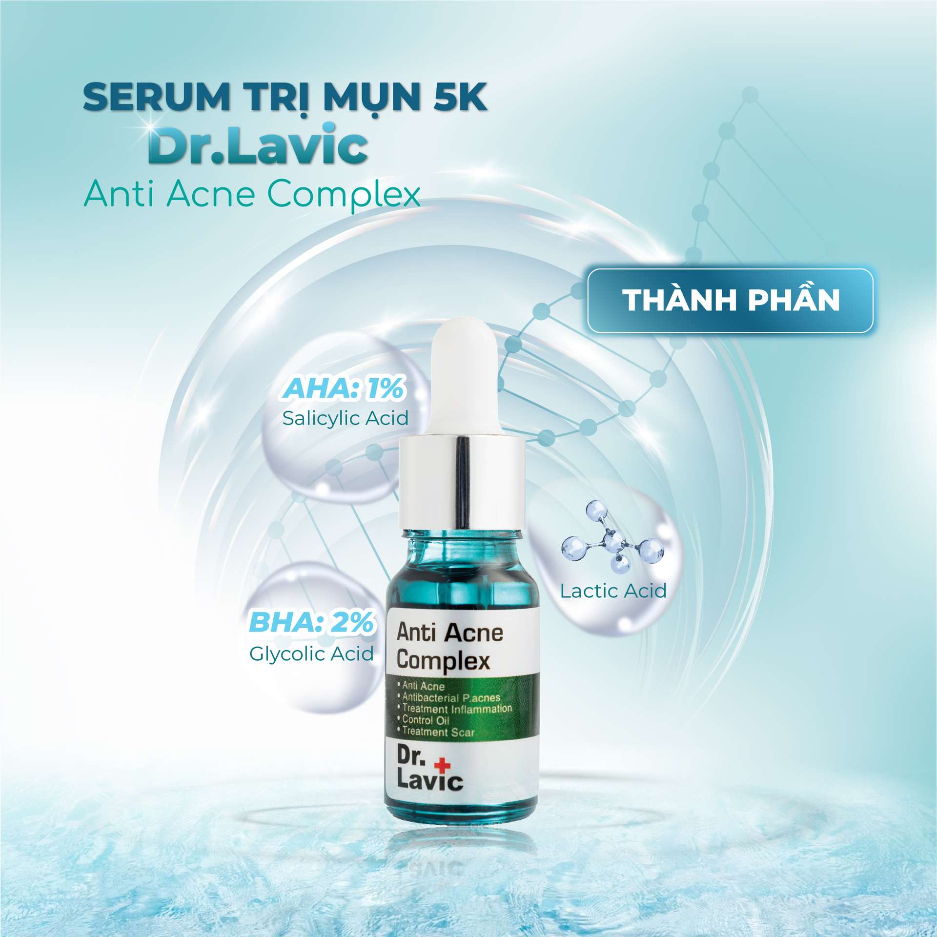SERUM MỤN 5K DR.LAVIC - Dr.Lavic Anti acne complex