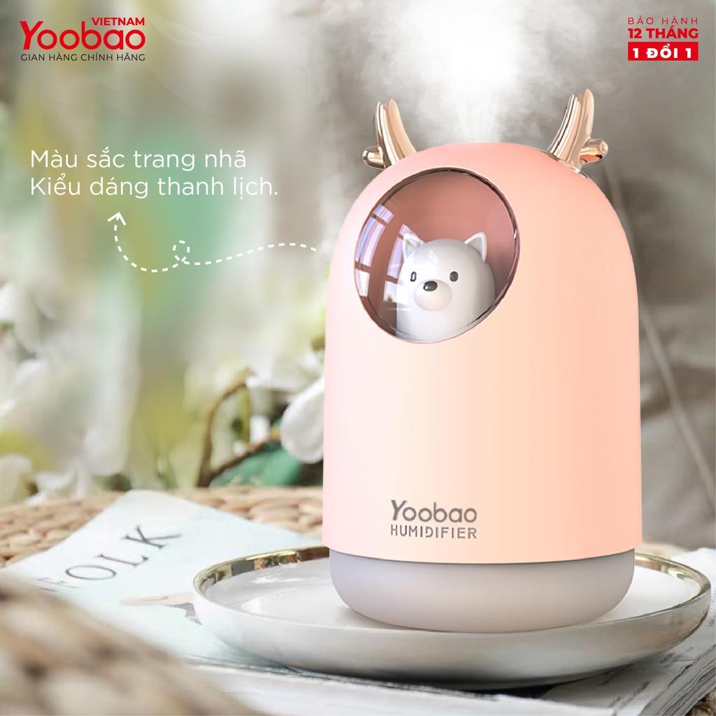 Máy phun sương tạo độ ẩm YOOBAO M106 giúp tạo độ ẩm bảo vệ chống khô da Dung tích 300ml - Hàng nhập khẩu