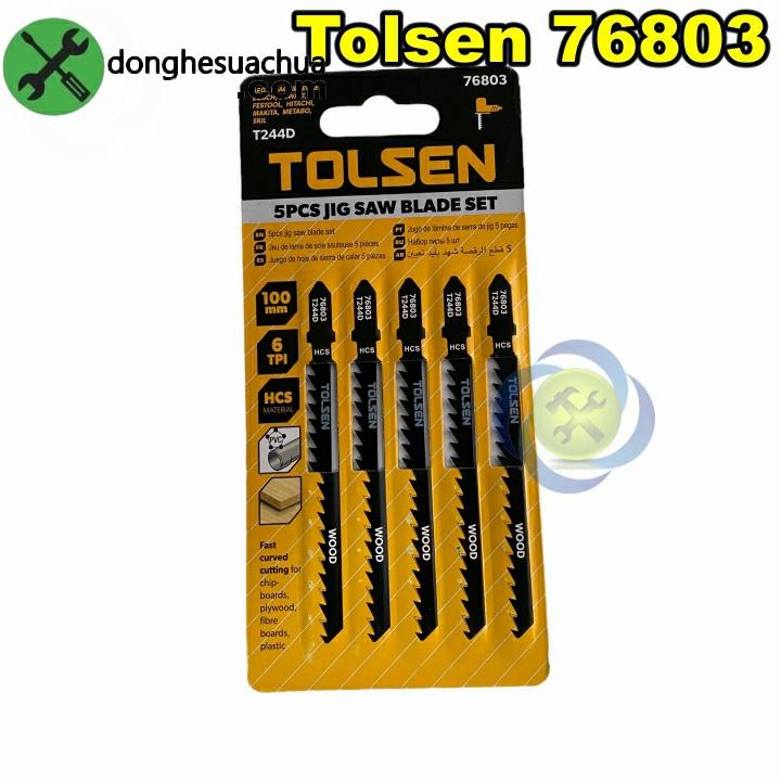 Lưỡi cưa lộng gỗ - nhựa Tolsen 76803 100mm, 6TPI màu đen