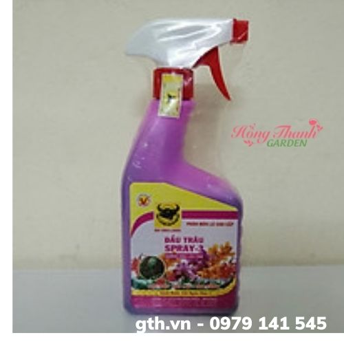 PHÂN BÓN LÁ ĐẦU TRÂU KÍCH RA HOA SPRAY 3 - 500ML