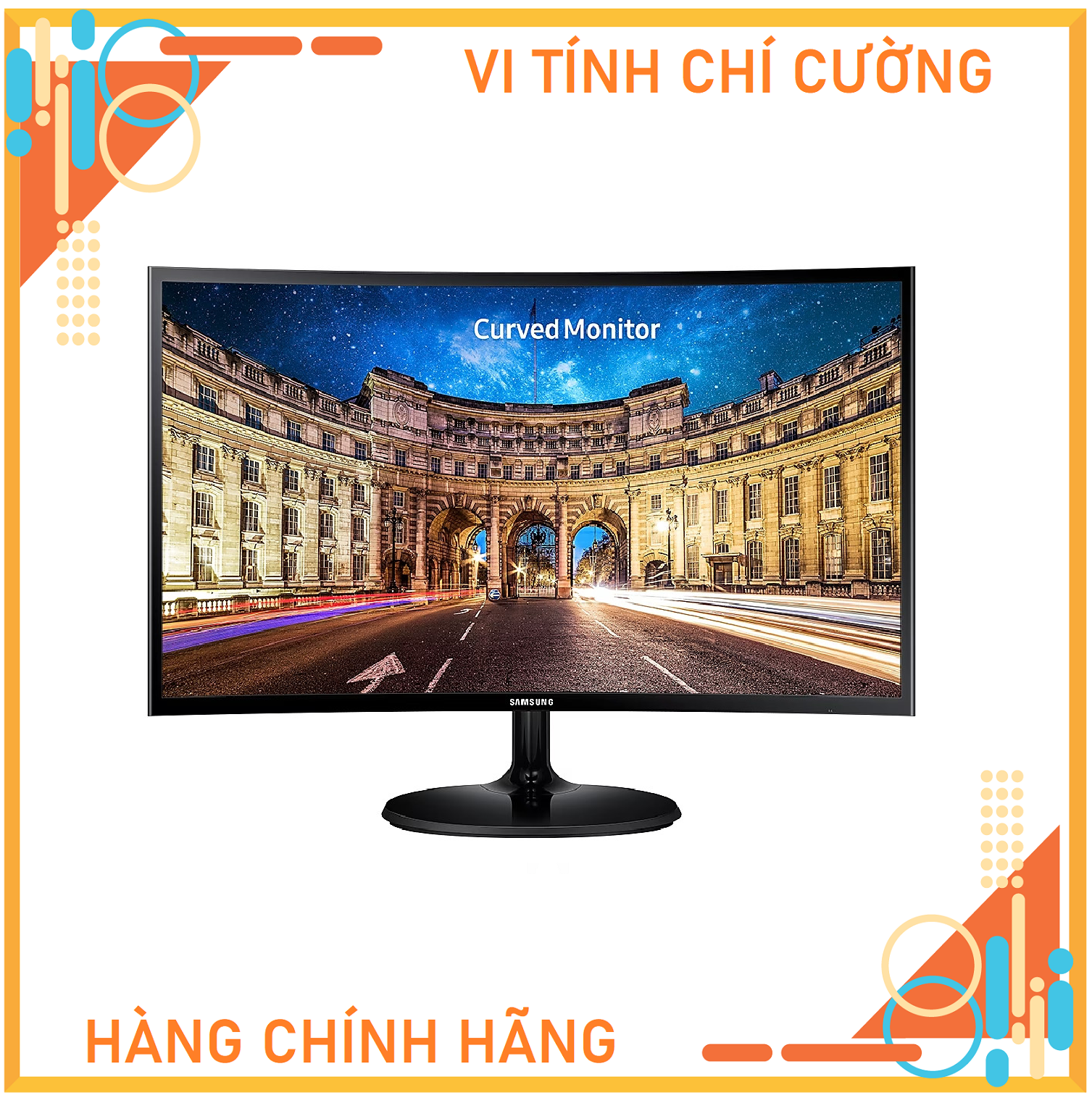 Màn Hình Cong SamSung LC24F390FHEXXV 24inch FullHD 4ms 60Hz FreeSync VA - Hàng Chính Hãng