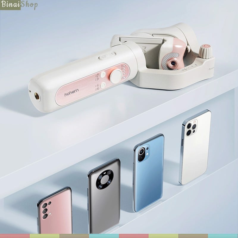Hohem Isteady V2S - Gimbal Chống Rung Cho Smartphone, Tích Hợp Cảm Biến AI, Thuật Toán Isteady 7.0, Tải Trọng 280g (Version 2023)- Hàng chính hãng