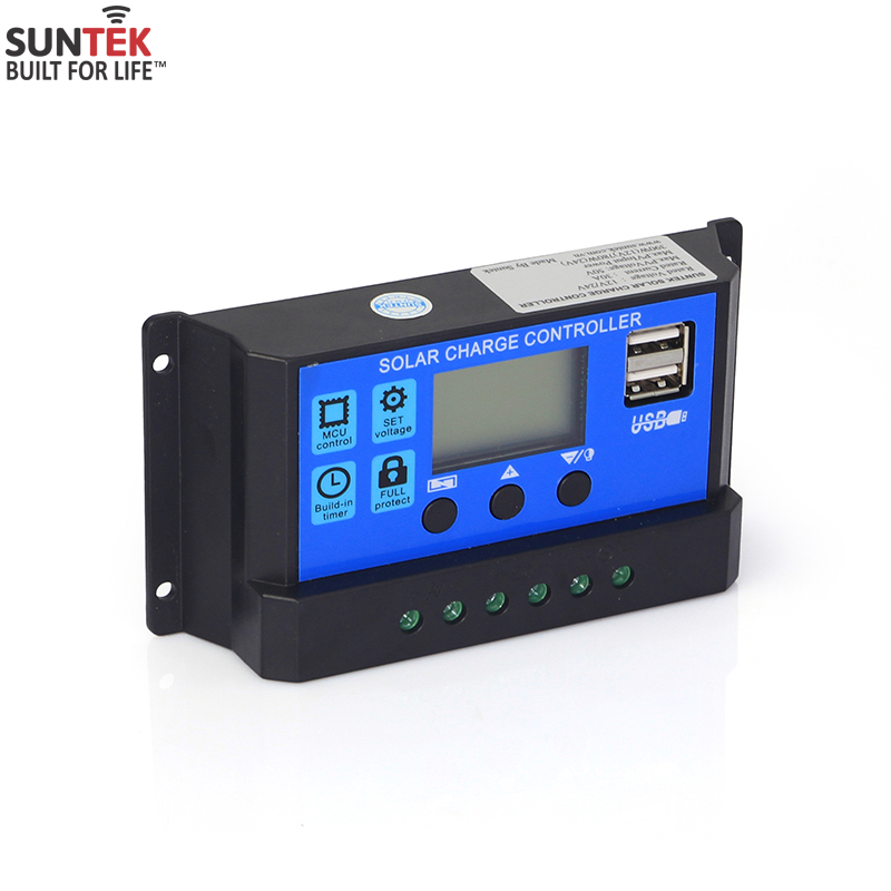 Bộ Điều Khiển Sạc Năng Lượng Mặt Trời 60A SUNTEK Solar Charge Controller - Tối ưu Nguồn điện sạc từ Tấm Pin Năng lượng Mặt trời cho Pin/Ắc Quy- Hàng Chính Hãng