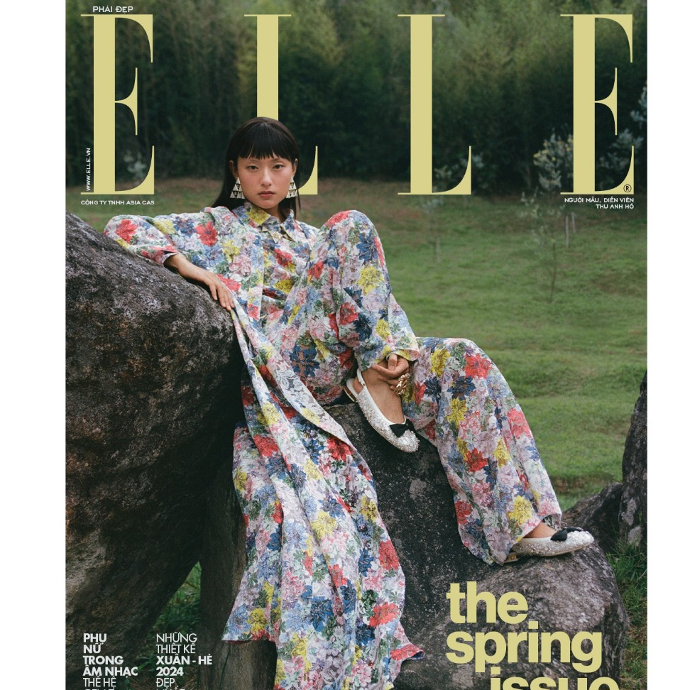 Tạp chí phái đẹp Elle tháng 3/2024 – bìa Thu Anh Hồ