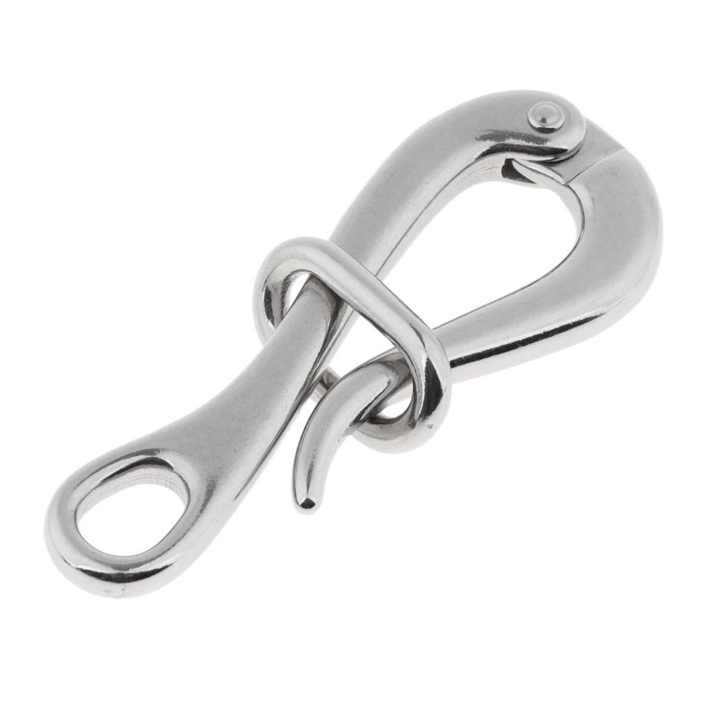2pcs Stainless Steel Pelican Hook 3.9inch