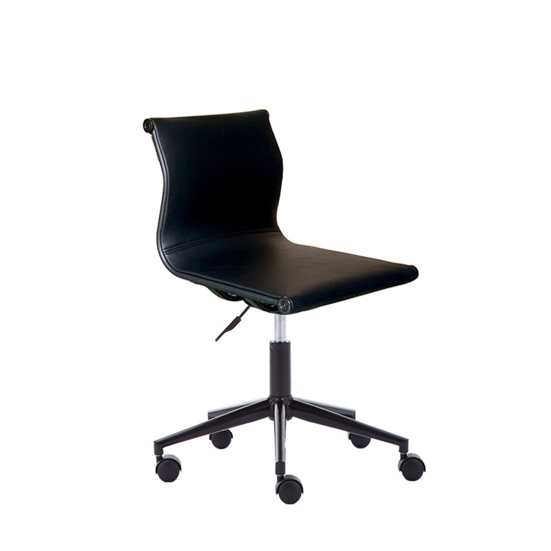 Ghế tư vấn viên nệm giả da màu nâu bò màu đen CB2308A-3P Nội thất Capta