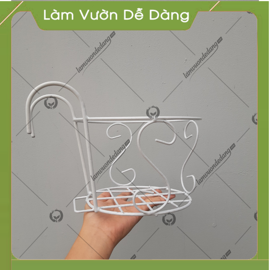 GIỎ TREO CHẬU BAN CÔNG - KHUNG GIÁ ĐỠ CHẬU TRỒNG CÂY