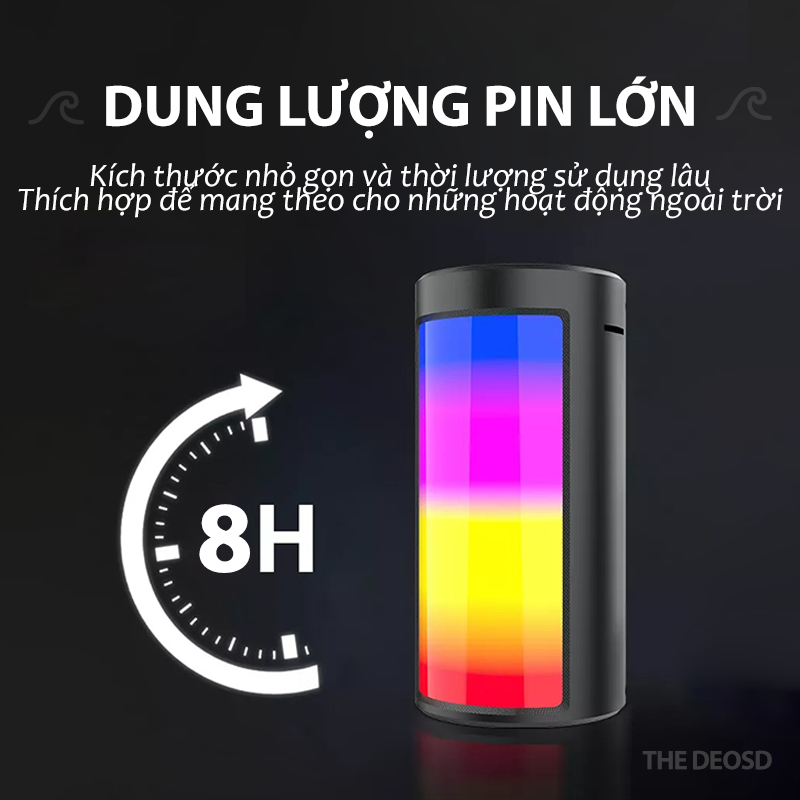 Loa Bluetooth Không Dây The Deosd Chống Nước, Máy Tính, Điện Thoại, Máy Tính Bảng, Vi Tính - VD1 - Hàng Chính Hãng