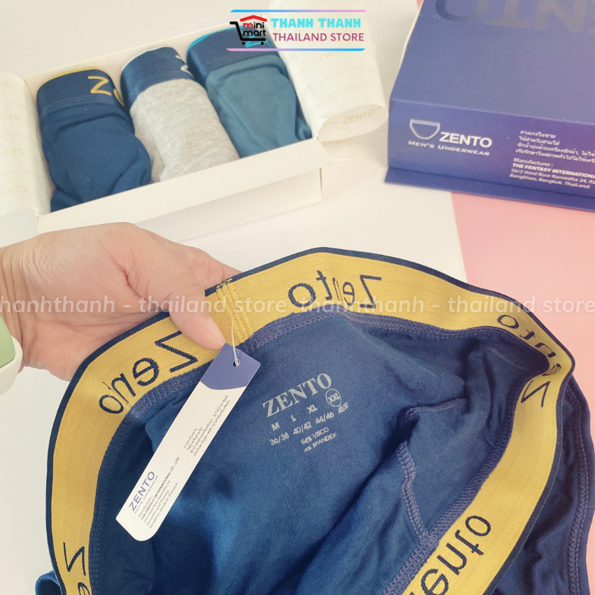 Quần Sịp Nam chất cotton mêm thấm hút mồ hôi ZENTO Thái Lan