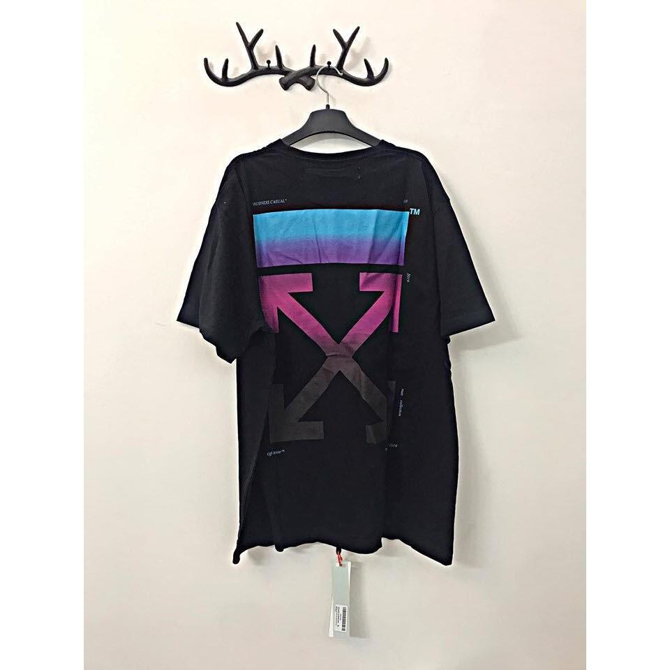 Áo Thun Nam Nữ Sọc OW Tay Lỡ Oversize Unisex