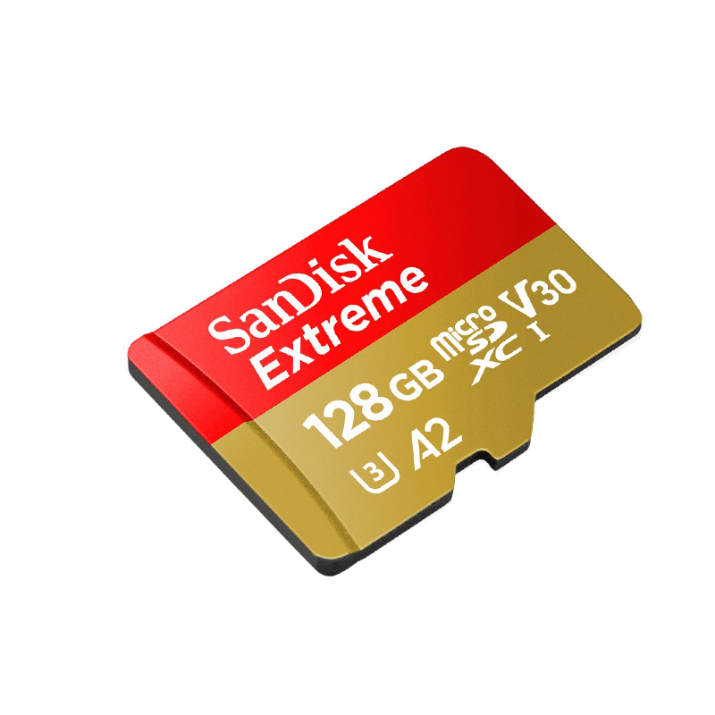 Thẻ Nhớ MicroSDXC SanDisk Extreme 128GB V30 U3 4K A2 đọc 160MB/s ghi 90MB/s - Box mới (Vàng) Hàng Chính Hãng