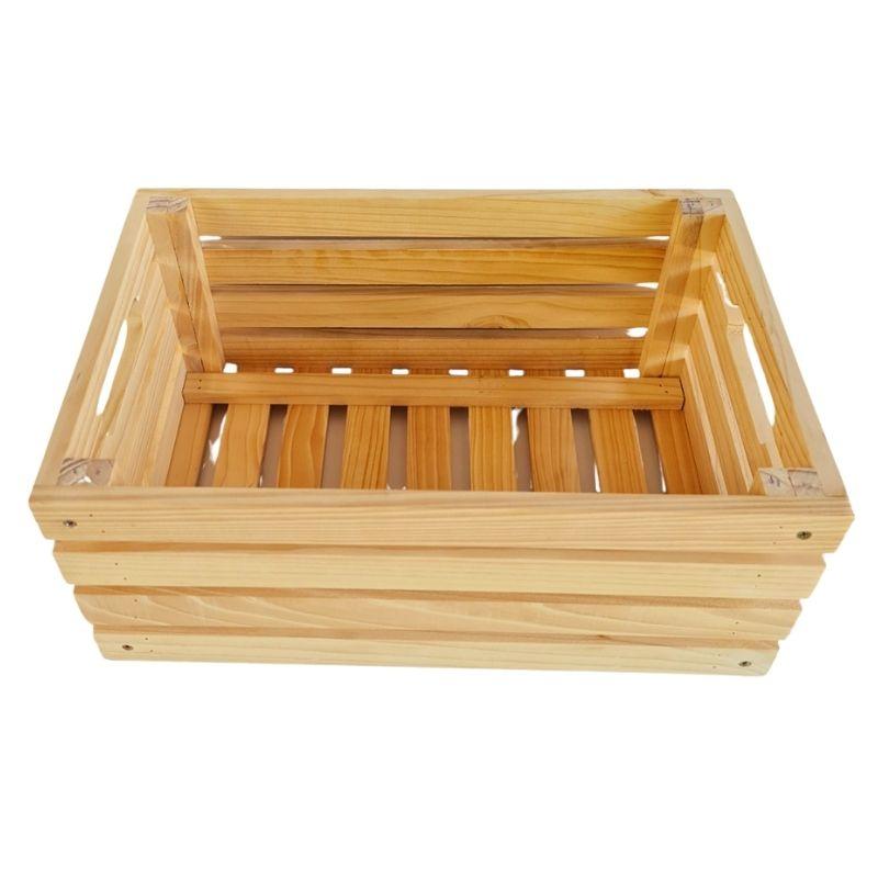 Thùng Pallet gỗ Gấp Gọn , Hộp Gỗ Thông Đa Năng Gấp Gọn Thông Minh , Thùng gỗ thông để hoa quả , KT 30 X 45 X 20