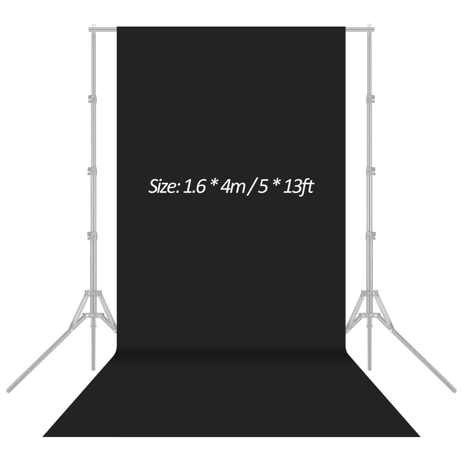 Phông nền không dệt chụp ảnh studio 1,6x4m / 5x13ft Màn hình nền Màu trắng