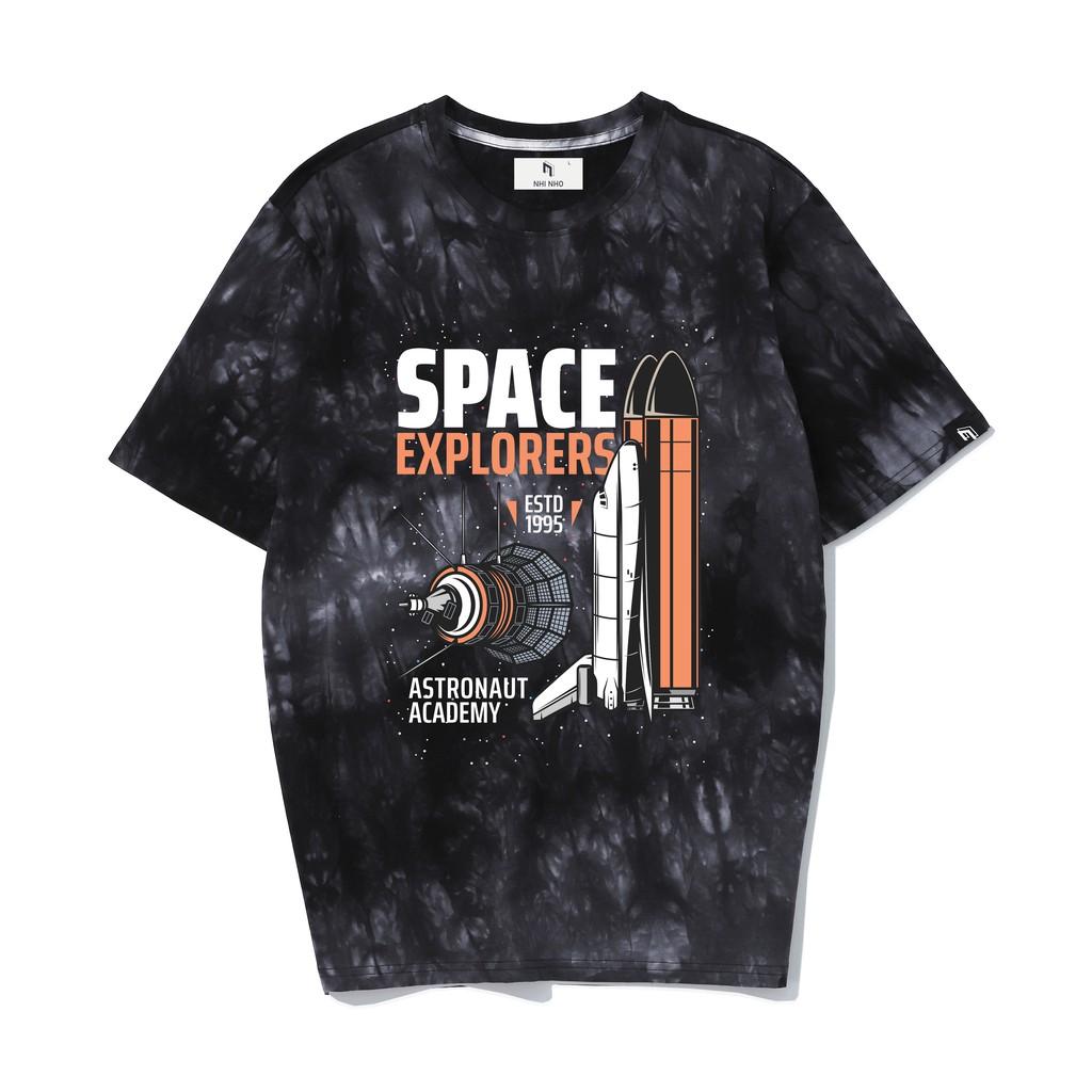 Áo thun Unisex loang màu SPACE EXPLORE