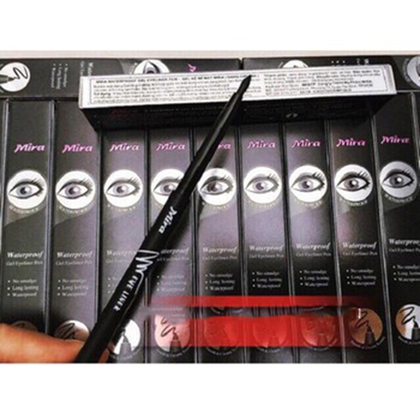 Gel kẻ mí mắt không lem không trôi Mira Eyeliner Pen tặng kèm móc khóa