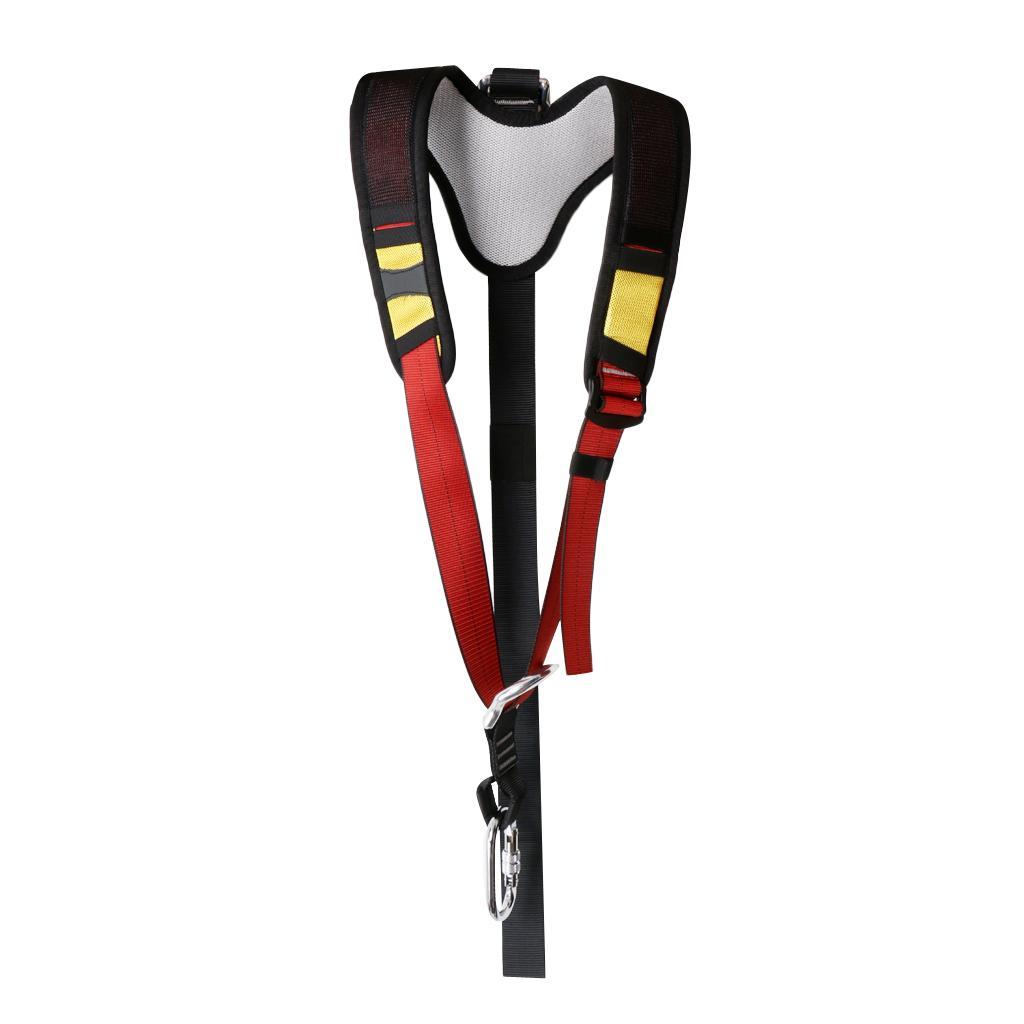 Professional Shoulder Strap for Climbing Seat Harness with 60cm Fall Protection Rope