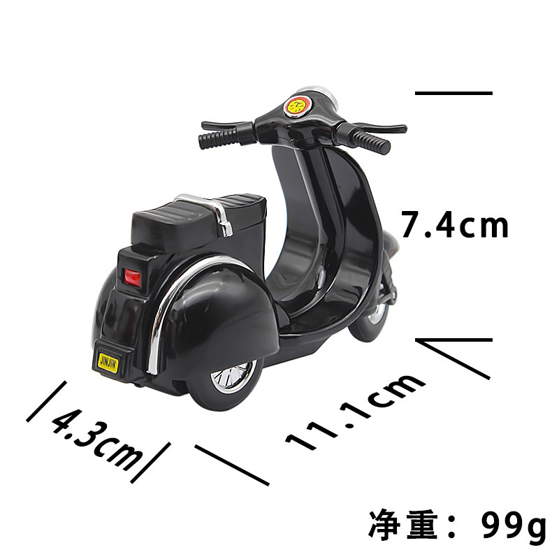 Hột quẹt bật lửa hình chiếc xe Vespa (kim loại) - (xài gas