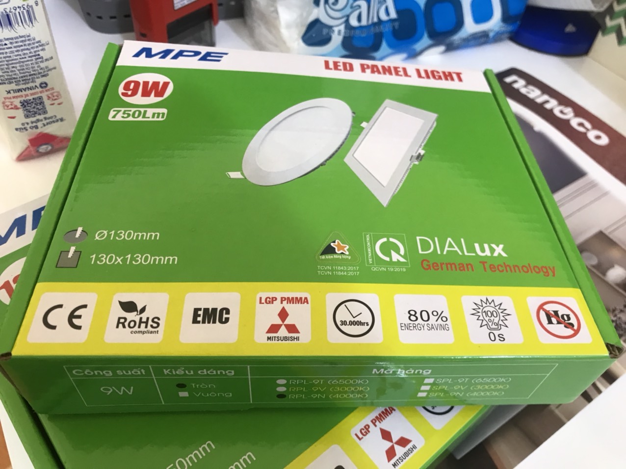 LED âm trần tròn 9W-MPE