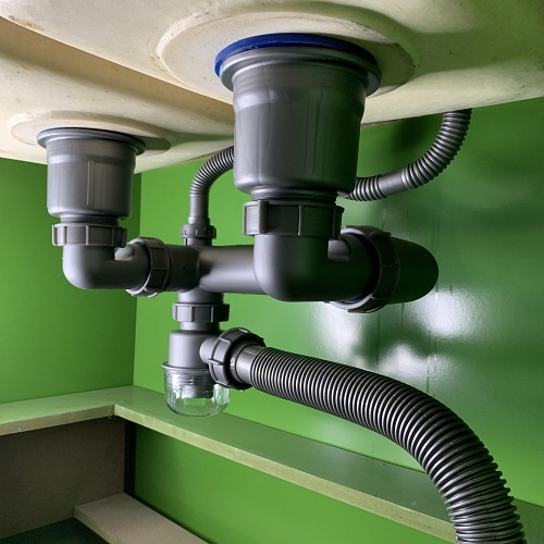 Bộ Xi Phông Thoát Nước Chậu Rửa Bát, Bầu Xả Inox 304, Thoát Nước Nhanh, Ngăn Mùi Hôi