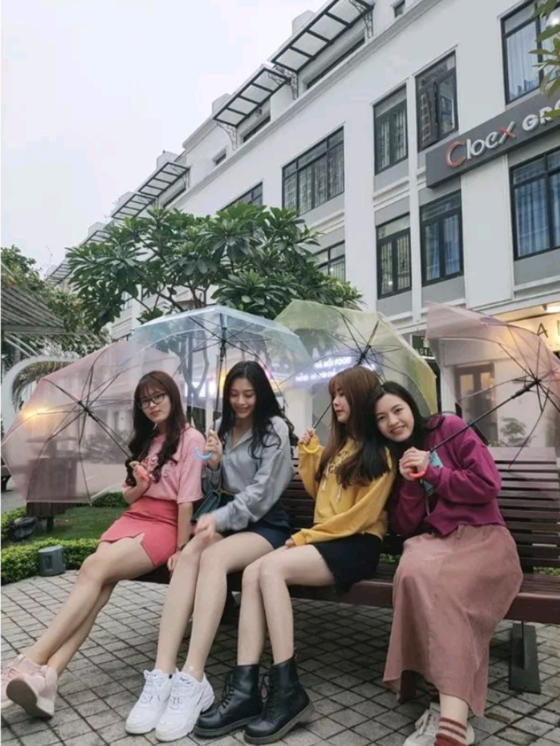 Ô trong suốt dù trong suốt