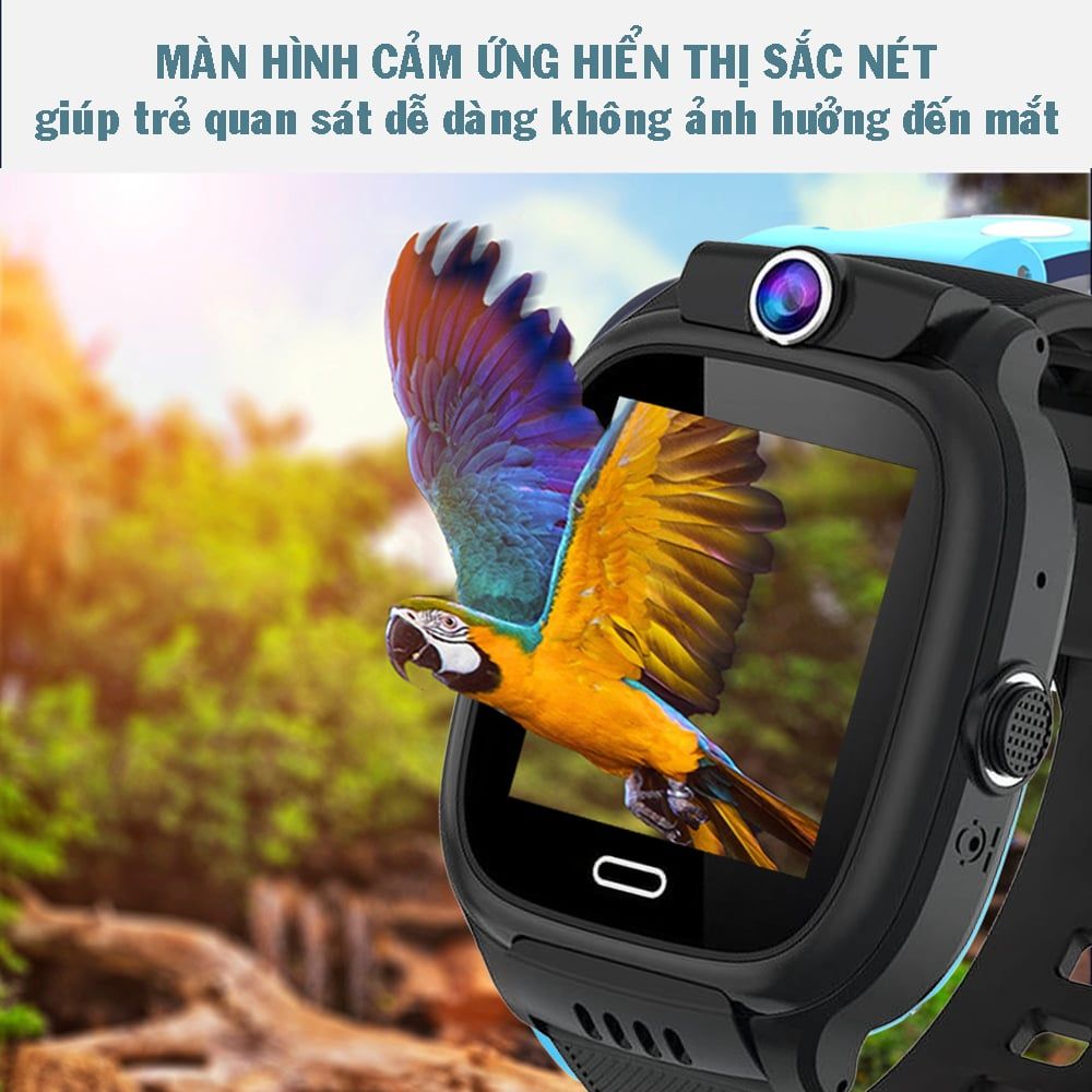 Đồng Hồ Thông Minh cho Trẻ em 6 đến 11 tuổi Lắp Sim Độc lập nghe gọi 2 chiều AMA Watch Y31 Hàng nhập khẩu