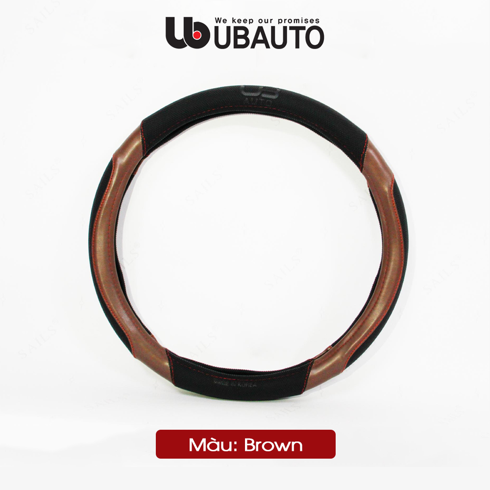 Bọc vô lăng carbon chính hãng cao cấp UBAUTO kháng khuẩn tay lái ô tô phù hợp các dòng xe có vô lăng 37-38cm