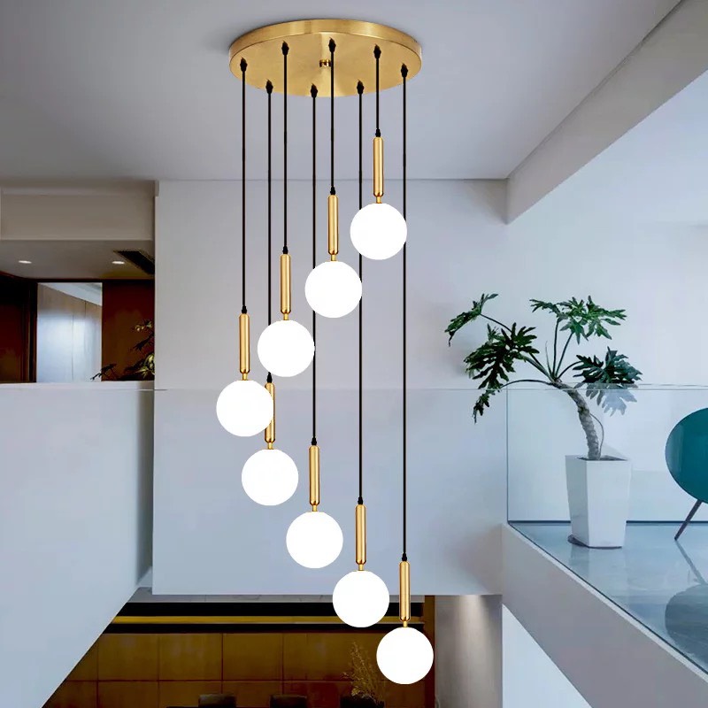 Đèn thả thông tầng TAMOGA UMINO 1036 Đường kính 600mm 3 Chế độ Ánh sáng
